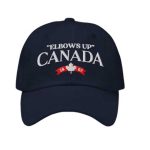Elbows Up Canada Print Hat