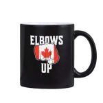 Elbows Up Punch Canada Hand Mug