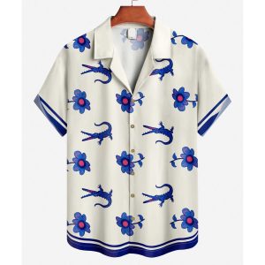 Crocodile Quick Cabana Hawaiian Shirt 1