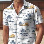 Gulf Of Mexico Est 1550 Hawaiian Shirt