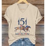 Kentucky Derby The 151st V-Neck T-Shirt
