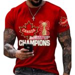 Men's Canada Hockey Print T-Shirt