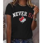 Never 51 Canada Printed T-Shirt