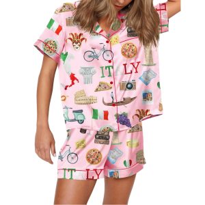 Italy Roma Travel Pajama Set 1