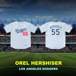 Orel Hershiser Los Angeles Dodgers Baseball Jersey