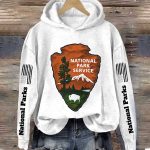 Protect Our National Parks Hot Spots Print Hoodie