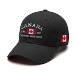 The Great White North Canada Est 1867 Hat