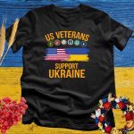 US Veterans Support Ukraine T-Shirt