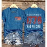 We Are Not Ok We Rejected Monarchy In 1776 America Shirt