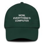Wow, Everything's Computer Hat