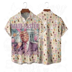 Trump Make Easter Great Again Hawaiian Shirt 1