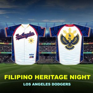 Filipino Heritage Night Los Angeles Dodgers Baseball Jersey 1
