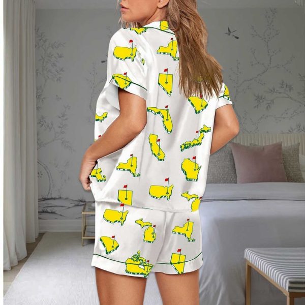 All Masters Style Golf Print Pajama Set 2