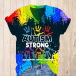 Autism Strong Love, Support, Educate, Advocate Shirt
