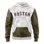 Boston Red Sox Armed Forces Day Camo Hoodie 2025