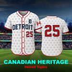 Canadian Heritage Detroit Tigers Jersey 2025