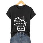 Suck It Wisconsin Can't Be Bought Cat Shirt