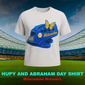 Milwaukee Brewers Hupy and Abraham Day Shirt Giveaway 2025 1