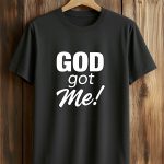 DoorDash Driver Wearing God Got Me Shirt