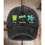 FDT Frog Dragonfly Turtle Animal Hat