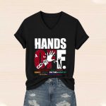 Hands Off V-Neck T-Shirt