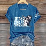 I Stand With The Penguins America Shirt