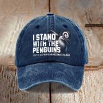 I Stand With The Penguins Hat