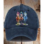 Kentucky Derby Horse Racing Print Hat