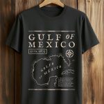 Mia Farrow Gulf Of Mexico Estd 1672 Shirt