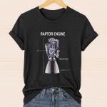 Musk Wearing Raptor Engine Shirt