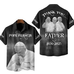Thank You Father Pope Francis 1936 2025 Hawaiian Shirt 1