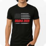 Obama 2028 Flag America Shirt