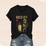 Resist Bear And Penguin Shirt
