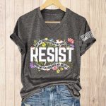 Resist Not My President V-Neck T-Shirt