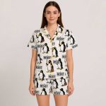 Resist Penguin Activism Anti Trump Pajama Set For Women