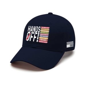 Hands Off America Printed Baseball Cap