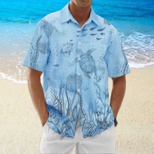 Ocean Turtle Hawaiian Shirt 1