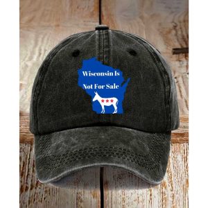 Wisconsin Is Not For Sale Democratic Donkey Hat 11