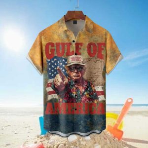 Gulf Of America Trump Hawaiian Shirt 1