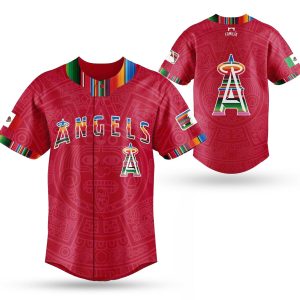 Los Angeles Angels Mexican Heritage Night Baseball Jersey 2025 1