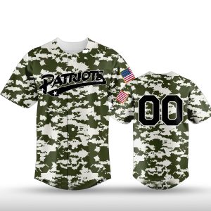 Somerset Patriots Military Appreciation Night Baseball Jersey 2025 1