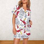 Cardinals Baseball Team Pajama Set For Women