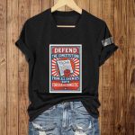 Defend The Constitution From All Enemies Both Foreign And Domestic V-Neck T-Shirt