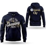 Georgia Tech Yellow ACC Baseball Regular Season Champions Hoodie 2025