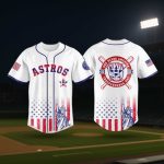 Houston Astros Happy 4th of July Independence Day Jersey 2025