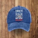 I Need To Be Able To Tell My Grandchildren I Did Not Stay Silent Baseball Cap