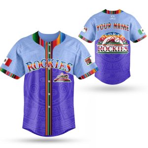Colorado Rockies Mexican Heritage Night Baseball Jersey 2025 1