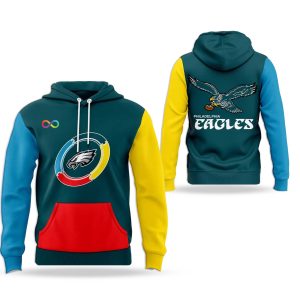 Philadelphia Eagles Autism Awareness Day Hoodie 2025 1