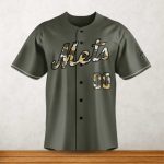 New York Mets Sean Manaea Camo Baseball Jersey 2025