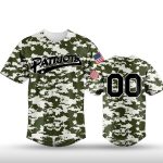 Somerset Patriots Military Appreciation Night Baseball Jersey 2025